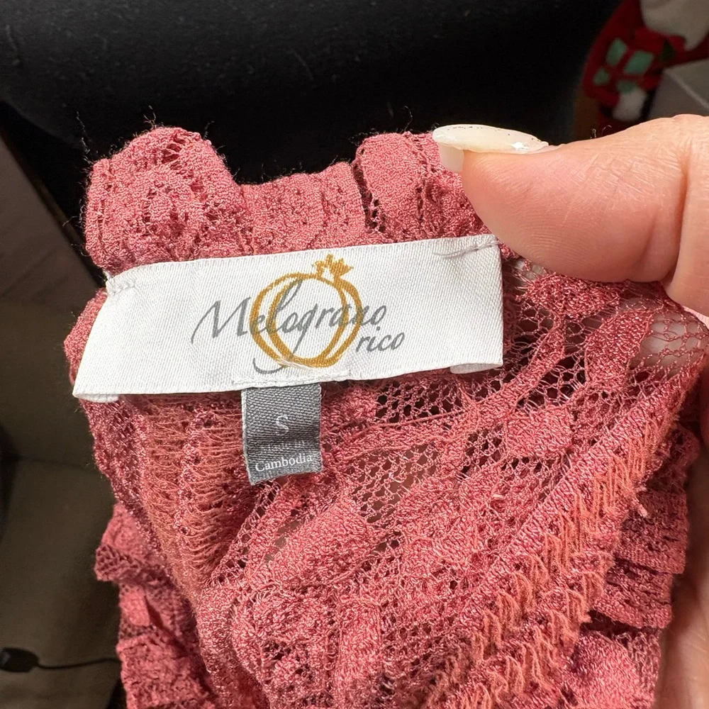 Melograno Rico Lace Top - Size S - Picture 4 of 4